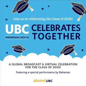 UBC Celebrates Together – Fall 2020