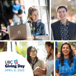 April 6 is UBC Giving Day!